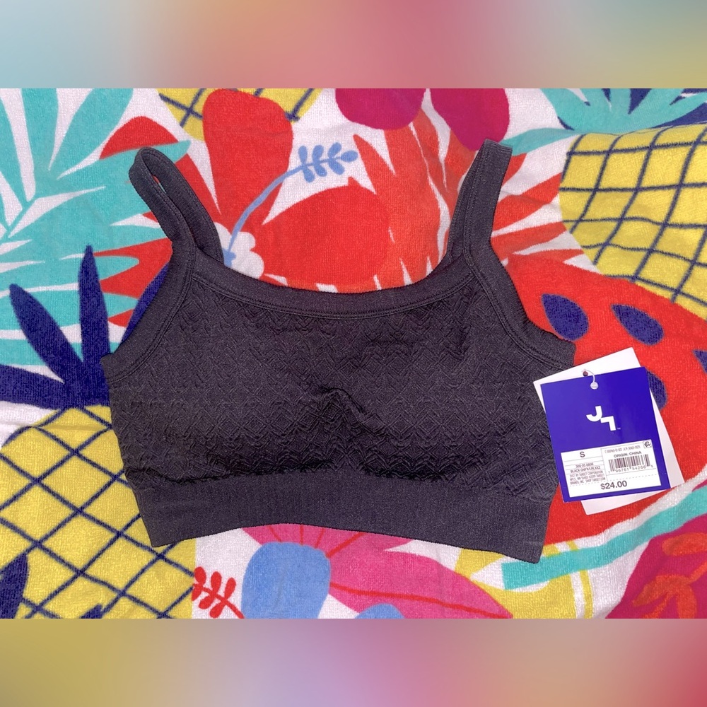 NWT Joy Lab Target black seamless sports/lounge bra size small